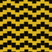 Square Abstract Yellow Modern Rug, abs1931yw