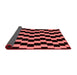 Abstract Red Modern Area Rugs