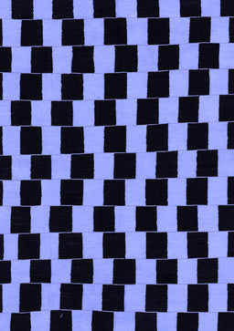 Abstract Blue Modern Rug, abs1931blu
