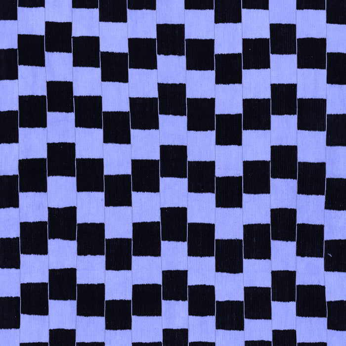 Square Abstract Blue Modern Rug, abs1931blu