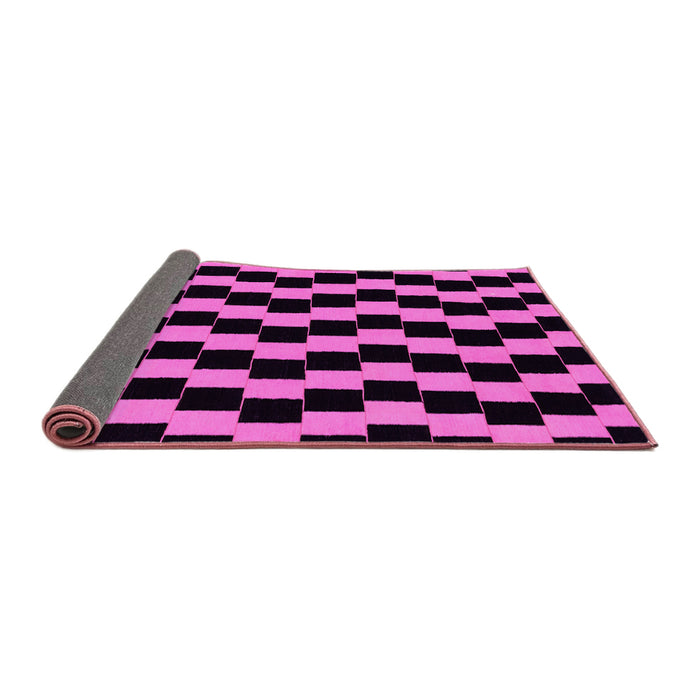 Sideview of Abstract Pink Modern Rug, abs1931pnk