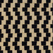 Square Abstract Black Modern Rug, abs1931