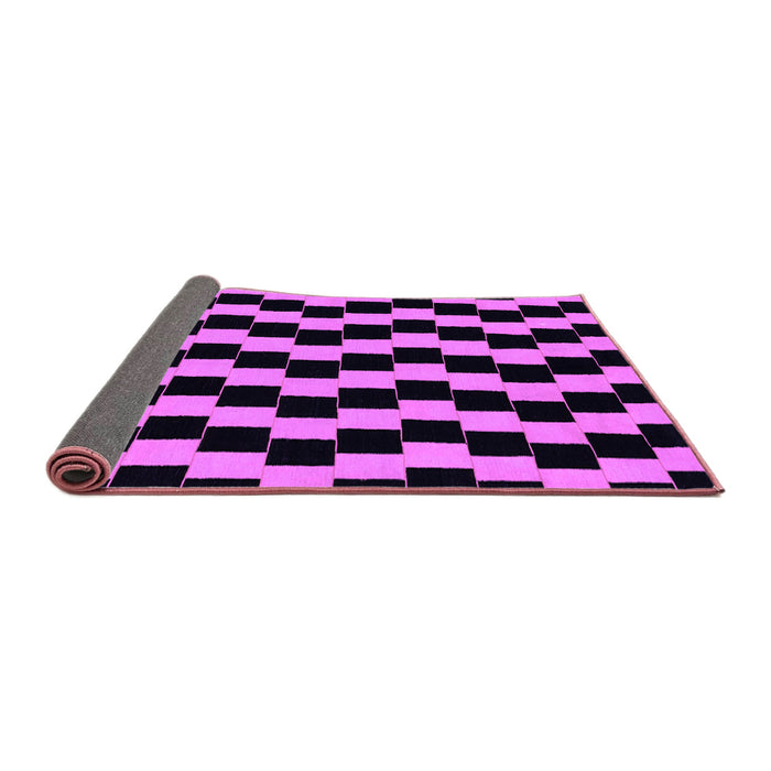 Sideview of Abstract Purple Modern Rug, abs1931pur