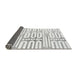 Sideview of Solid Gray Modern Rug, abs1932gry