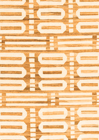 Solid Orange Modern Rug, abs1932org