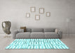 Machine Washable Solid Light Blue Modern Rug in a Living Room, wshabs1932lblu