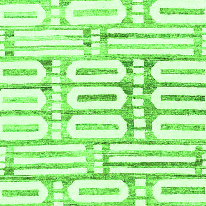 Machine Washable Solid Green Modern Area Rugs, wshabs1932grn