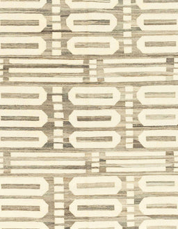 Abstract Brownish Green Solid Rug, abs1932