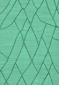 Solid Turquoise Modern Rug, abs1933turq