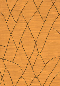 Solid Orange Modern Rug, abs1933org