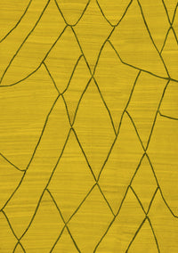 Solid Yellow Modern Rug, abs1933yw