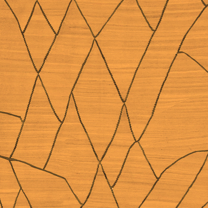 Machine Washable Solid Orange Modern Area Rugs, wshabs1933org