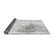 Sideview of Solid Gray Modern Rug, abs1934gry