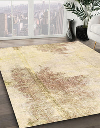 Abstract Brown Solid Rug, abs1934