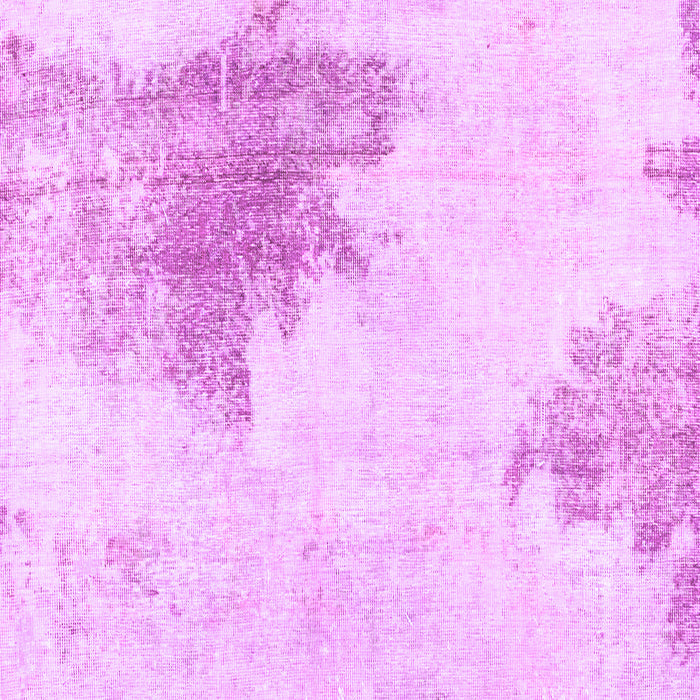 Square Solid Purple Modern Rug, abs1934pur