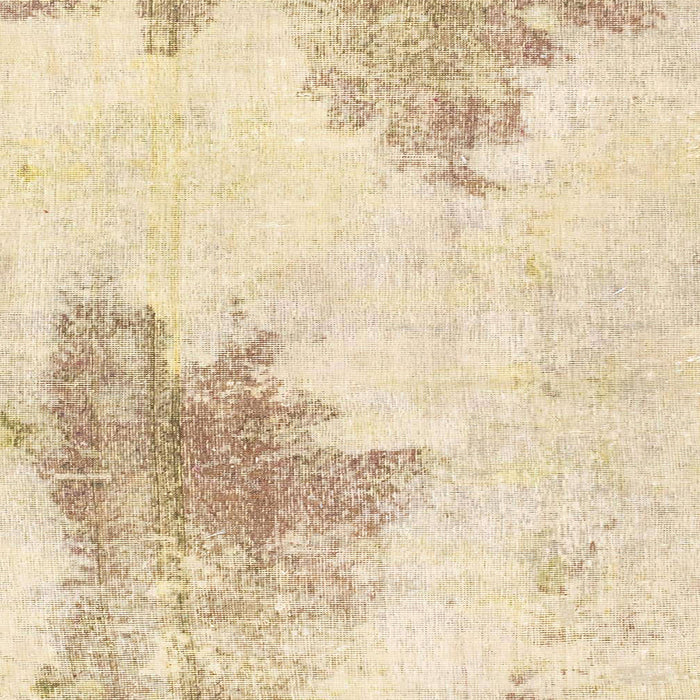 Square Abstract Brown Solid Rug, abs1934