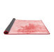 Solid Red Modern Area Rugs