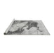 Sideview of Machine Washable Abstract Gray Modern Rug, wshabs1935gry