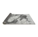 Sideview of Abstract Gray Modern Rug, abs1935gry