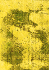 Abstract Yellow Modern Rug, abs1935yw