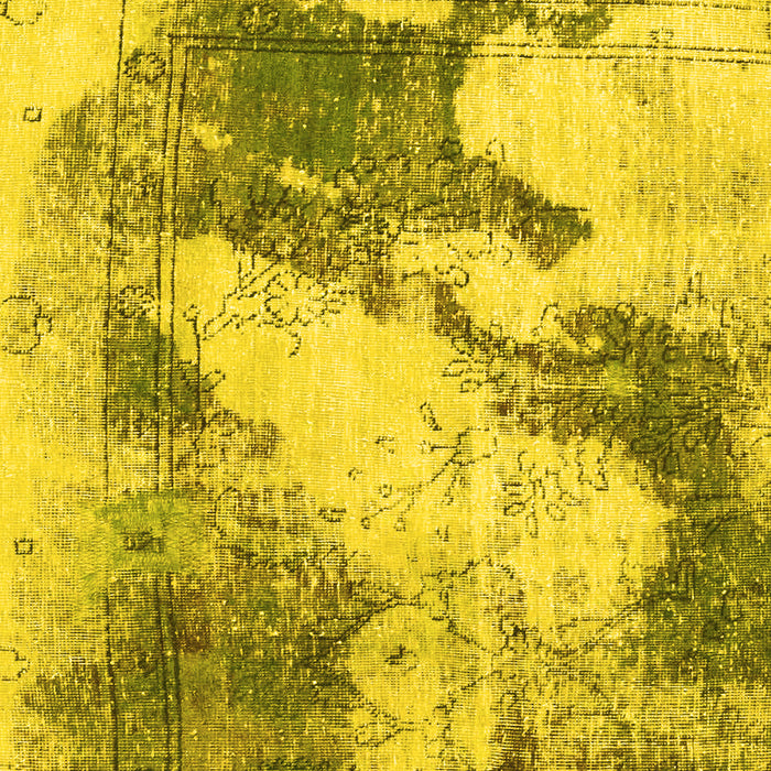 Abstract Yellow Modern Rug, abs1935yw
