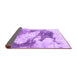 Sideview of Abstract Purple Modern Rug, abs1935pur