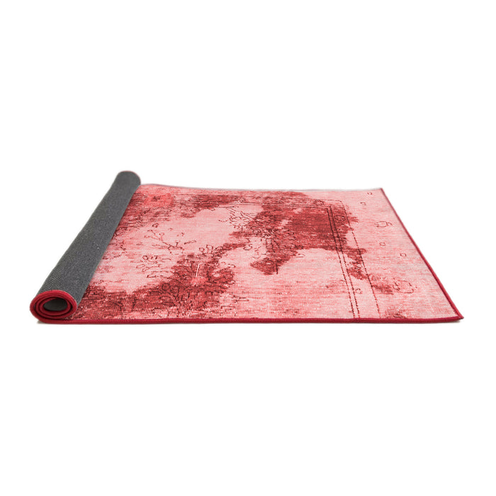 Abstract Red Modern Area Rugs