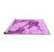 Sideview of Machine Washable Abstract Pink Modern Rug, wshabs1935pnk