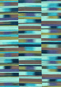 Abstract Light Blue Modern Rug, abs1936lblu