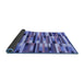 Sideview of Abstract Blue Modern Rug, abs1936blu