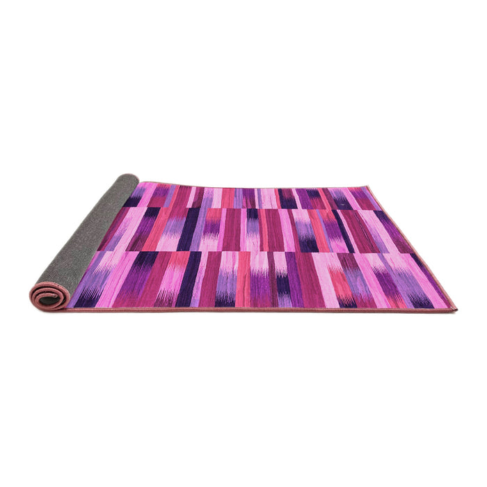 Sideview of Abstract Pink Modern Rug, abs1936pnk