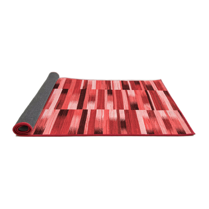 Abstract Red Modern Area Rugs