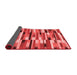 Abstract Red Modern Area Rugs