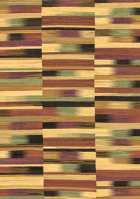 Abstract Brown Modern Rug, abs1936brn