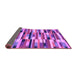 Sideview of Abstract Purple Modern Rug, abs1936pur