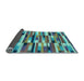 Sideview of Abstract Light Blue Modern Rug, abs1936lblu