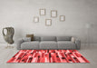 Modern Red Washable Rugs