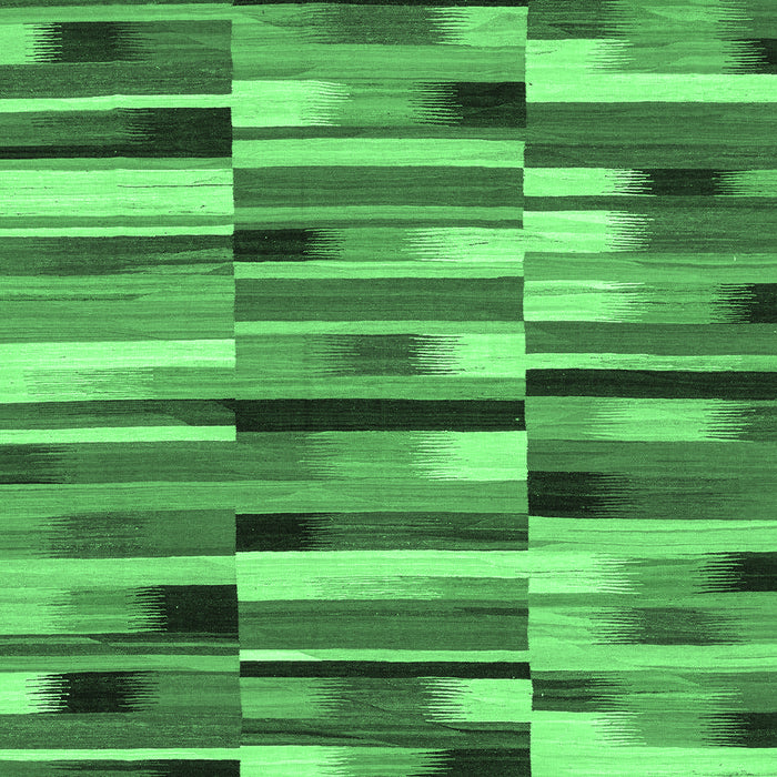 Machine Washable Abstract Emerald Green Modern Area Rugs, wshabs1936emgrn