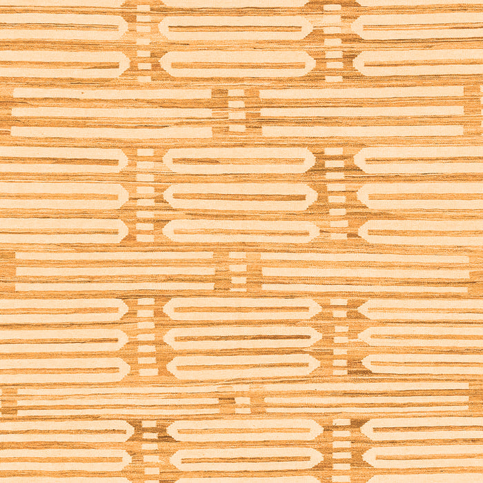 Square Machine Washable Solid Orange Modern Area Rugs, wshabs1937org