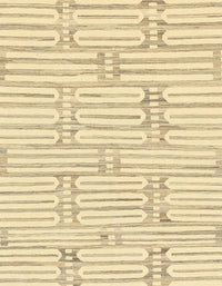 Machine Washable Abstract Sun Yellow Rug, wshabs1937