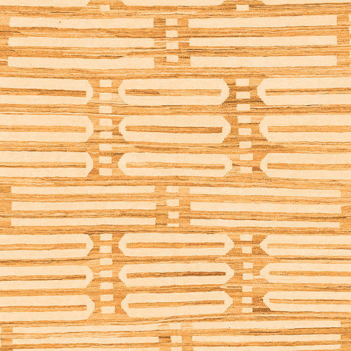 Solid Orange Modern Rug, abs1937org