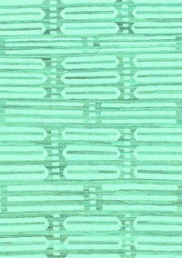 Solid Turquoise Modern Rug, abs1937turq