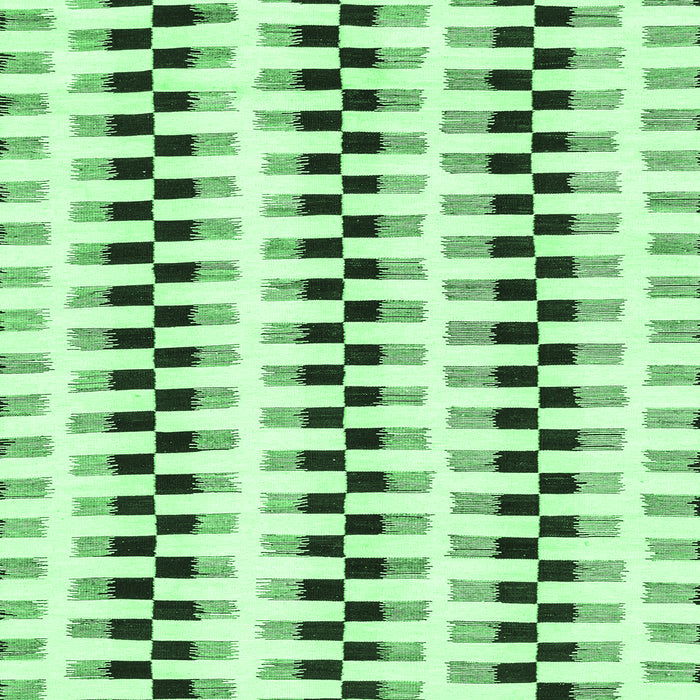 Square Machine Washable Solid Emerald Green Modern Area Rugs, wshabs1938emgrn