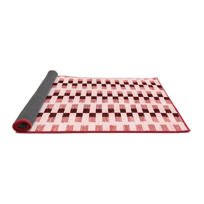Solid Red Modern Area Rugs