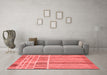 Modern Red Washable Rugs