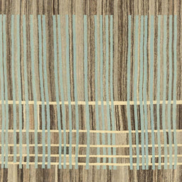 Square Machine Washable Abstract Brown Rug, wshabs1939