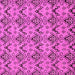 Square Machine Washable Abstract Pink Modern Rug, wshabs193pnk