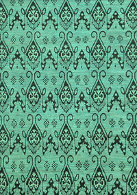 Abstract Turquoise Modern Rug, abs193turq