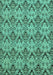 Abstract Turquoise Modern Rug, abs193turq