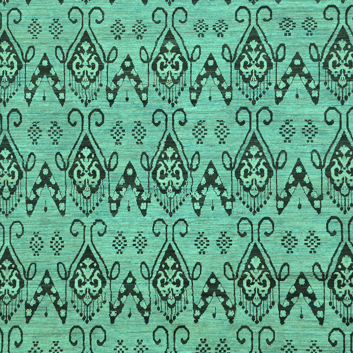 Abstract Turquoise Modern Rug, abs193turq